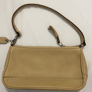 Leather Coach purse.
